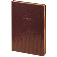 Ежедневник недатированный коричневый c лого Parker
