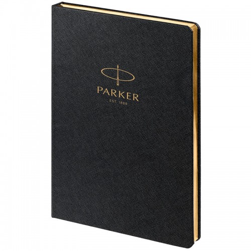 Ежедневник недатированный черный c лого Parker