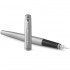 Набор Parker Jotter Stainless Steel CT из перьевой ручки и серого ежедневника