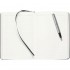 Набор Parker Jotter Stainless Steel CT из перьевой ручки и серого ежедневника