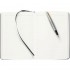 Набор Parker Jotter Stainless Steel GT из перьевой ручки и черного ежедневника недатированного