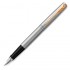 Набор Parker Jotter Stainless Steel GT из перьевой ручки и ежедневника недатированного черного цвета