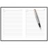 Набор Parker Jotter Stainless Steel GT из перьевой ручки и черного ежедневника