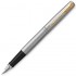 Набор Parker Jotter Stainless Steel GT из перьевой ручки и синего ежедневника недатированного