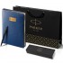 Набор Parker Jotter XL SE20 Monochrome Black из шариковой ручки и ежедневника синего цвета