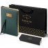 Набор Parker Jotter XL SE20 Monochrome Black из шариковой ручки и ежедневника зеленого цвета