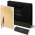 Набор Parker Jotter XL SE20 Monochrome Rose Gold из шариковой ручки и ежедневника золотистого цвета