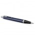 Набор Parker IM Metal Blue CT из шариковой ручки и ежедневника синего цвета