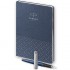 Набор Parker Jotter Royal Blue CT из перьевой ручки и ежедневника недатированного синего цвета