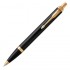 Набор Parker IM Metal Black GT из шариковой ручки и ежедневника черного цвета