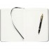 Набор Parker IM Metal Black GT из шариковой ручки и ежедневника черного цвета