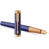 Перьевая ручка Parker Ingenuity Blue GT F