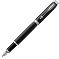 Перьевая ручка Parker IM Core Black Chrome CT F
