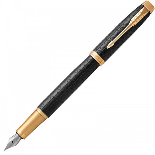 Перьевая ручка Parker IM Premium Black/Gold GT F