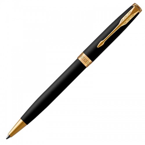 Шариковая ручка Parker (Паркер) Sonnet Core Matte Black Lacquer GT